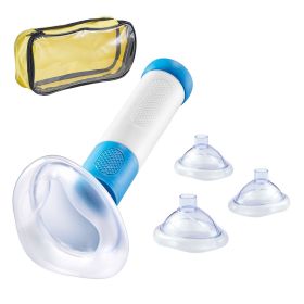 Choking Rescue Device, Portable Airway Clear Anti Choking Suction Device with 4 Multi-size Masks and 1 Storage Bag
