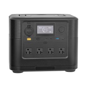 Portable Power Station, 1800W Solar Generator Power Station, 1008Wh LiFePO4 Battery Backup with 9 Output Ports for for Home Emergency, Outdoor Ca