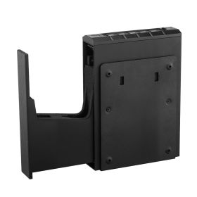 Gun Safe, Slider Handgun Gun Safe with Fingerprint/Password/Key, 3-Way Quick Access Firearm Case Box with Lighting for 1 Pistol & Magazine